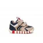 GEOX ΑΓΟΡΙ SNEAKERS B3555D 022BC C0819 ΜΠΕΖ ΜΠΛΕ